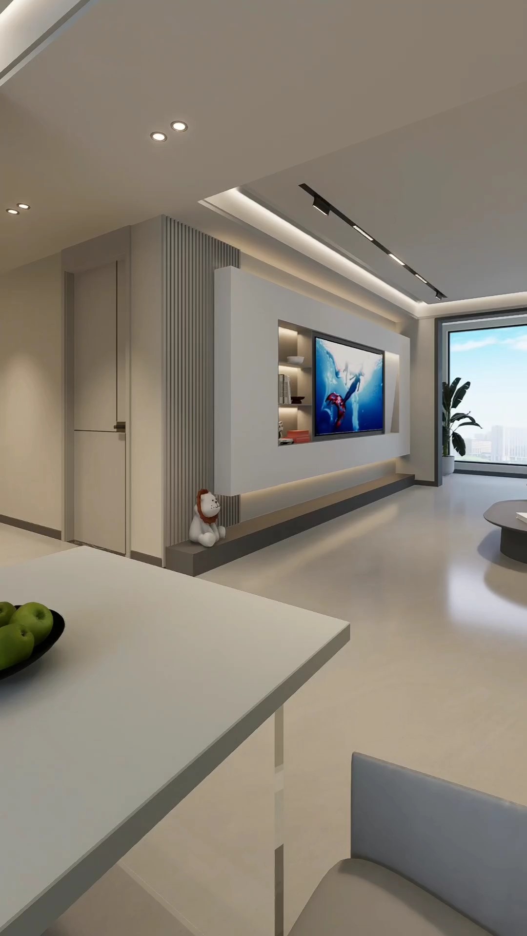 Simplicity dan keanggunan berpadu di desain interior rumah modern ini! Siap bawa suasana baru ke rumahmu? 🏠✨