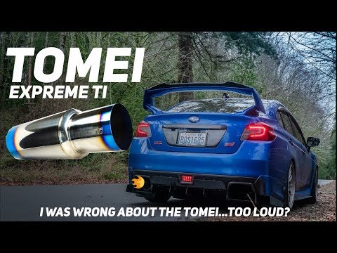 TOMEI EXPREME TI EXHAUST | POV + LAUNCH + BURBLE + ELH | TITANIUM! 2015-2020 SUBARU WRX STI RUMBLE?