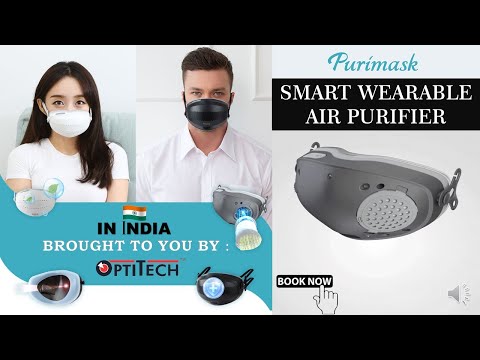 Elyony smart wearable air purifier face mask 