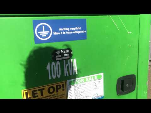 Perkins FG Wilson 100 kVA Supersilent generatorset stocknr 2787 1