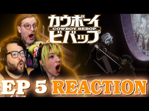 JAW-DROPPINGLY ICONIC! // Cowboy Bebop  Ep. 5 "Ballad of Fallen Angels" REACTION!