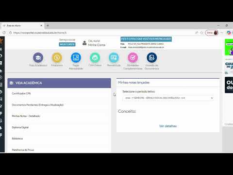 Rematrícula Cruzeiro do Sul Virtual 2026 - 1º semestre