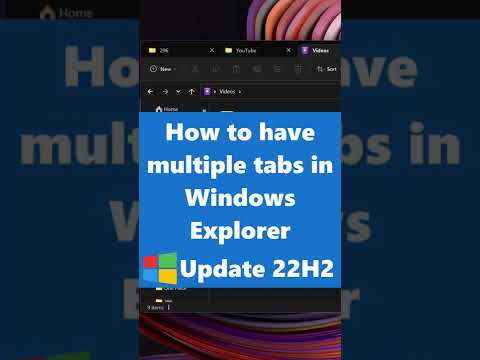 How to have multiple tabs in Windows Explorer
