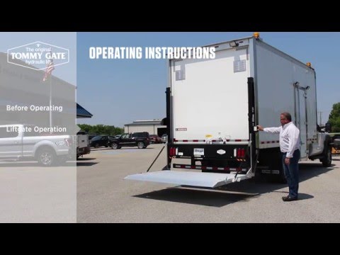 Tommy Gate - Railgate Series - Dock-Friendly (RF) Models Operation
