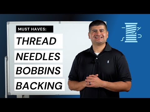 Embroidery Basics Master Class