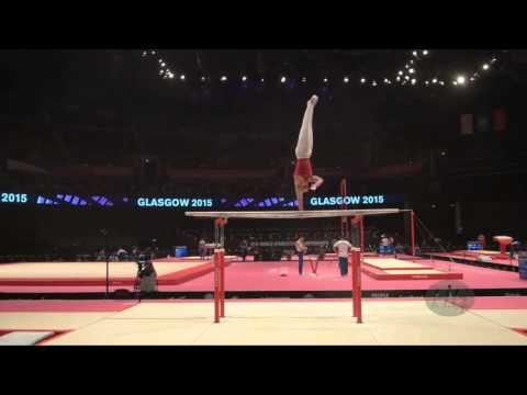 VAGNER Levente (HUN) - 2015 Artistic Worlds - Qualifications Parallel Bars