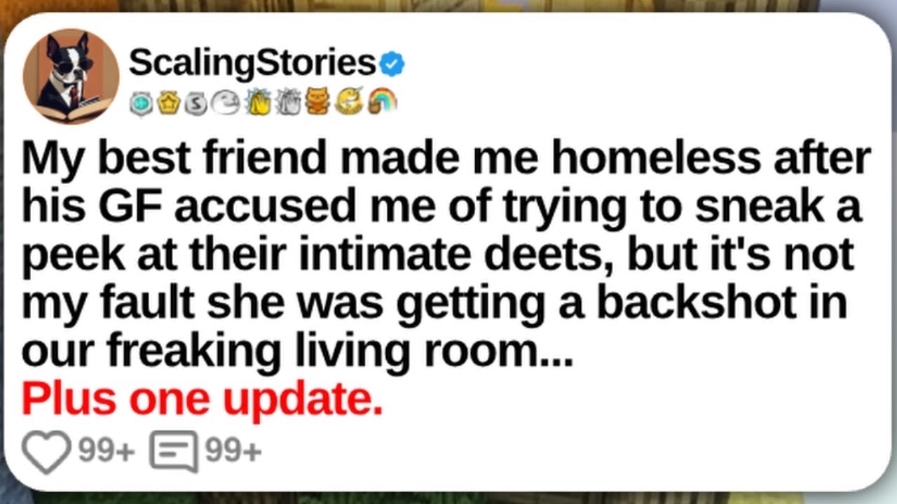 His girlfriend thought I was peeking...