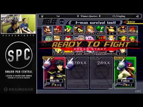 SPC16 Winners Quarters - Tai (Marth) vs CL|Yingling (Falco)