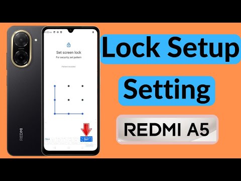 Redmi A5 screen lock setting | Redmi A5 me screen lock kaise lagaye | Redmi a5 mobile