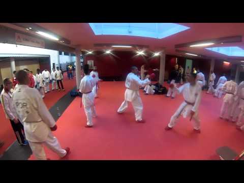 PORTUGAL Male Team Kumite @ warm-up - 2014 World Karate Championships | WORLD KARATE FEDERATION
