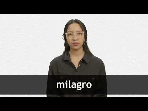 How to pronounce MILAGRO in Latin American Spanish