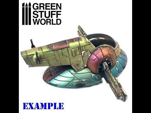 Chameleon Paints 7 - Painting example of Slave 1 Boba Fett – X-Wing repaint (version 2)