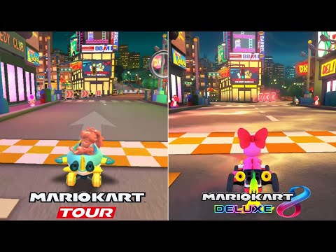 Evolution Of Tour New York Minute Course In Mario Kart Games [2019-2022]