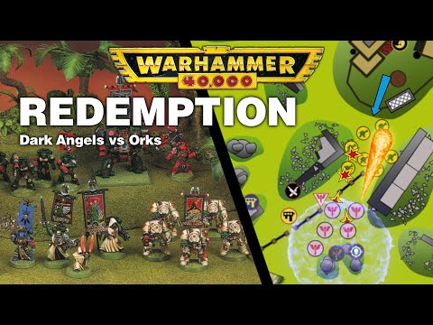 Dark Angels vs Orks. Told like a battle report from 1996