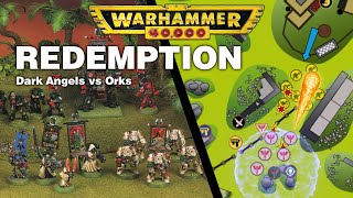 Dark Angels vs Orks. Told like a battle report from 1996