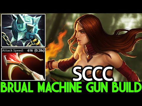 SCCC [Lina] Brutal Daedalus Machine Gun Build Crazy Game Dota 2