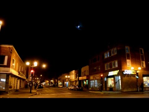 WALKING MONK STREET IN VILLE EMARD BOROUGH OF MONTREAL