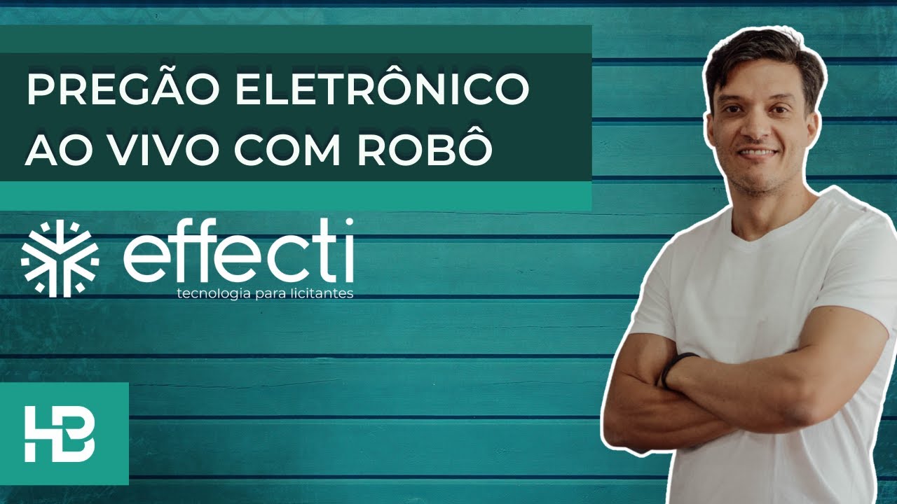 PREGÃO ELETRÔNICO COM SOFTWARE DE LANCES DA EFFECTI LICITAÇÕES