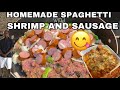 Shrimp And Ground Beef Spaghetti Recipes
