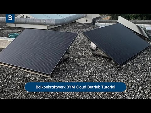 Balkonkraftwerk BYM Cloud operation video