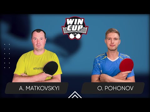 13:15 Andrii Matkovskyi - Oleksandr Pohonov West 2 WIN CUP 09.01.2024 | TABLE TENNIS WINCUP