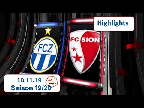 Highlights: FC Zürich vs FC Sion (10.11.19)