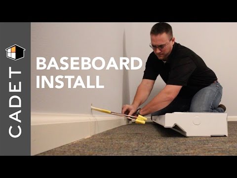 How to install a cadet electric baseboard heater