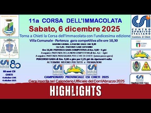 11ª Corsa dell'Immacolata - Highlights (4k HDR 60fps)