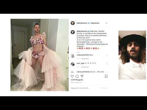 David Muñoz se enfunda el vestido que Cristina Pedroche llevó en las Campanadas del año pasado