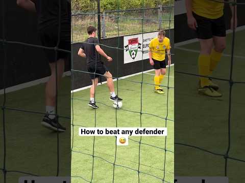 How to get past any defender 🤣😭 #streetpanna #3v3 #goal #shorts