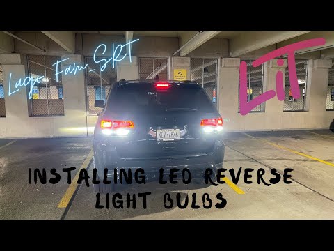 HOW TO INSTALL DIODE DYNAMICS LED REVERSE LIGHT BULBS ON THE JEEP GRAND CHEROKEE SRT!!!
