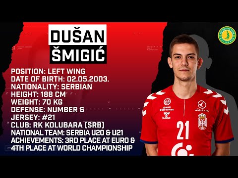Dusan Smigic | Left Wing | RK Kolubara | Highlights | Handball | CV | 2024/25