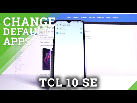 How to Change Default Apps – Programs Settings on TCL 10 SE