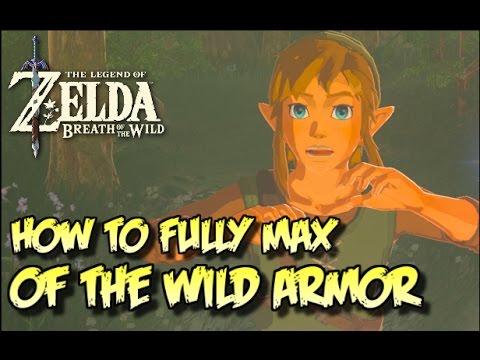FULLY MAXED OF THE WILD ARMOR [Classic Tunic] Zelda Breath of the Wild