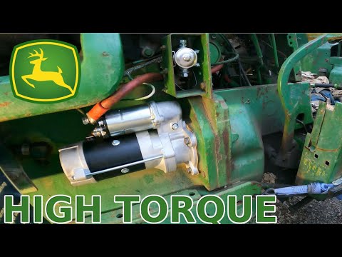 John Deere 3020 Gets An UPGRADED New HIGH TORQUE Starter (Will It Start Better!??)