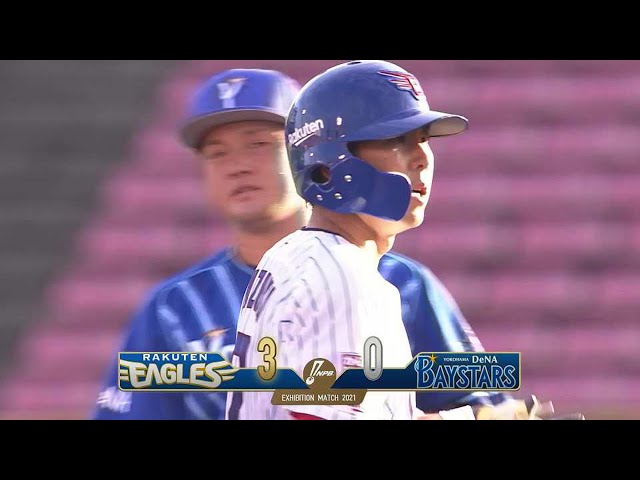 【3回裏】追加点!! イーグルス・鈴木 レフト線を破るタイムリー2ベースヒット!! 2021/8/1 E-DB(エキシビションマッチ)