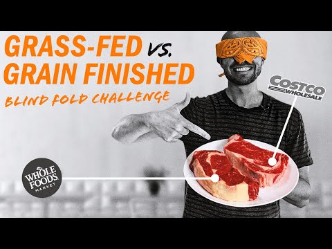 Grass-fed vs. Grain Finished Ribeye Blindfold...