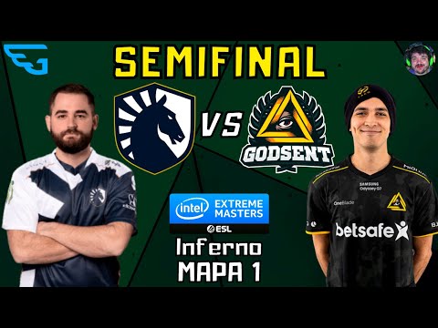Liquid vs GODSent (Inferno - MAPA 1) Fallen x Taquinho SEMIFINAL - Transmissão Gaules