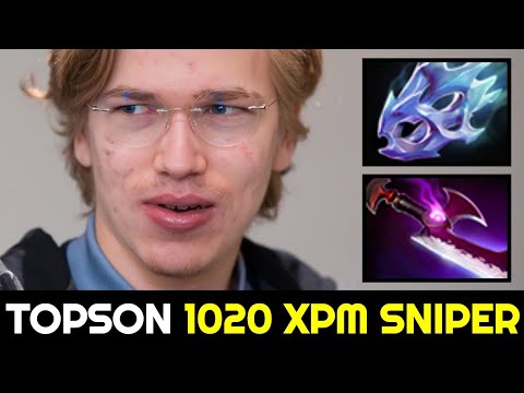TOPSON GABBI vs MIDONE — 1020 XPM Sniper with Fast Moon Shard Build 7.32c Dota 2