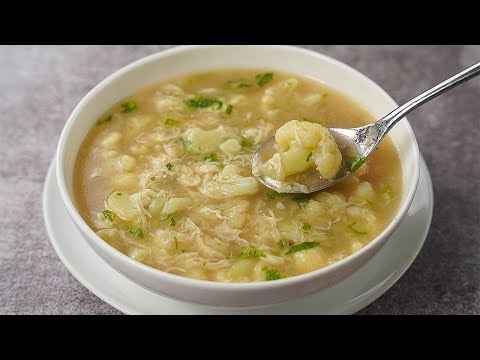 Cauliflower Soup Recipe | Simple Cauliflower Soup