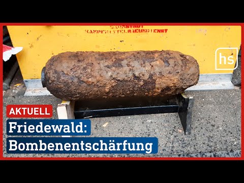 Bei Gartenarbeiten entdeckt: Bombe in Friedewald entschärft | hessenschau