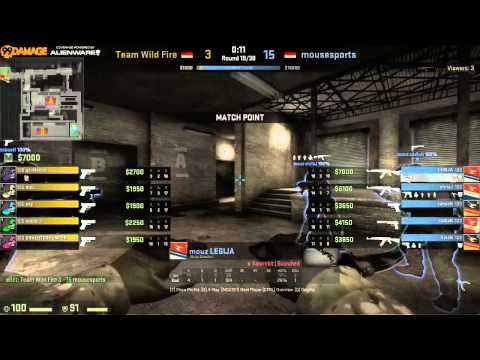 Team Wild Fire vs. mousesports | Viertelfinale, EPS Spring Cup 3 | de_train Part 2