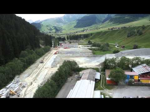 NEAT- Baustelle Sedrun am 08. Juni 2015