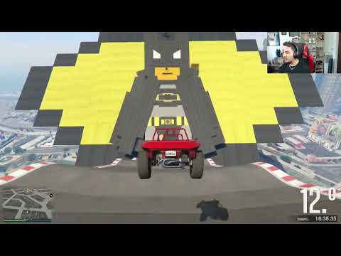 MEGA RAMPA GOTICA CON BATMAN!! GTA V