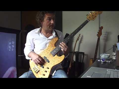 Jazz Bass Fretless Warmoth, Sample de Lady Zab (Stephane Huchard)