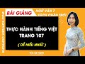 Thực hành tiếng Việt trang 107 Ngữ văn lớp 7 Chân trời sáng tạo
