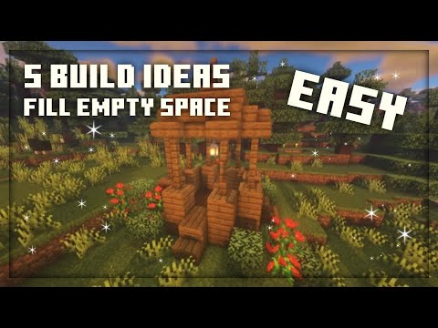 scoopedmelon - Minecraft Building Ideas: 5 ways to fill in empty space in your Minecraft world