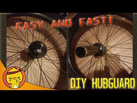 DIY How to make a ''DURABLE'' BMX HUBGUARD EASY and FAST