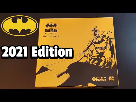 Unboxing Batman Miniature Game NEW Starter Set 2021 Back to Gotham