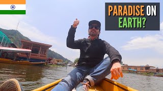 KASHMIR's World-Famous Lake 🇮🇳 Dal Lake Shikara Ride